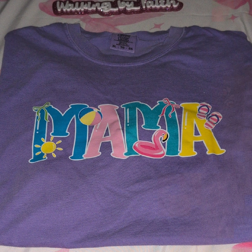 Gildan Purple Mama Graphic Sweatshirt